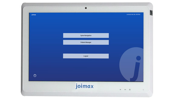 joimax Intracs em, navigation, endoscopic devices, electronic, small tower, monitor, device, software, endoscope, access monitor, welcome screen