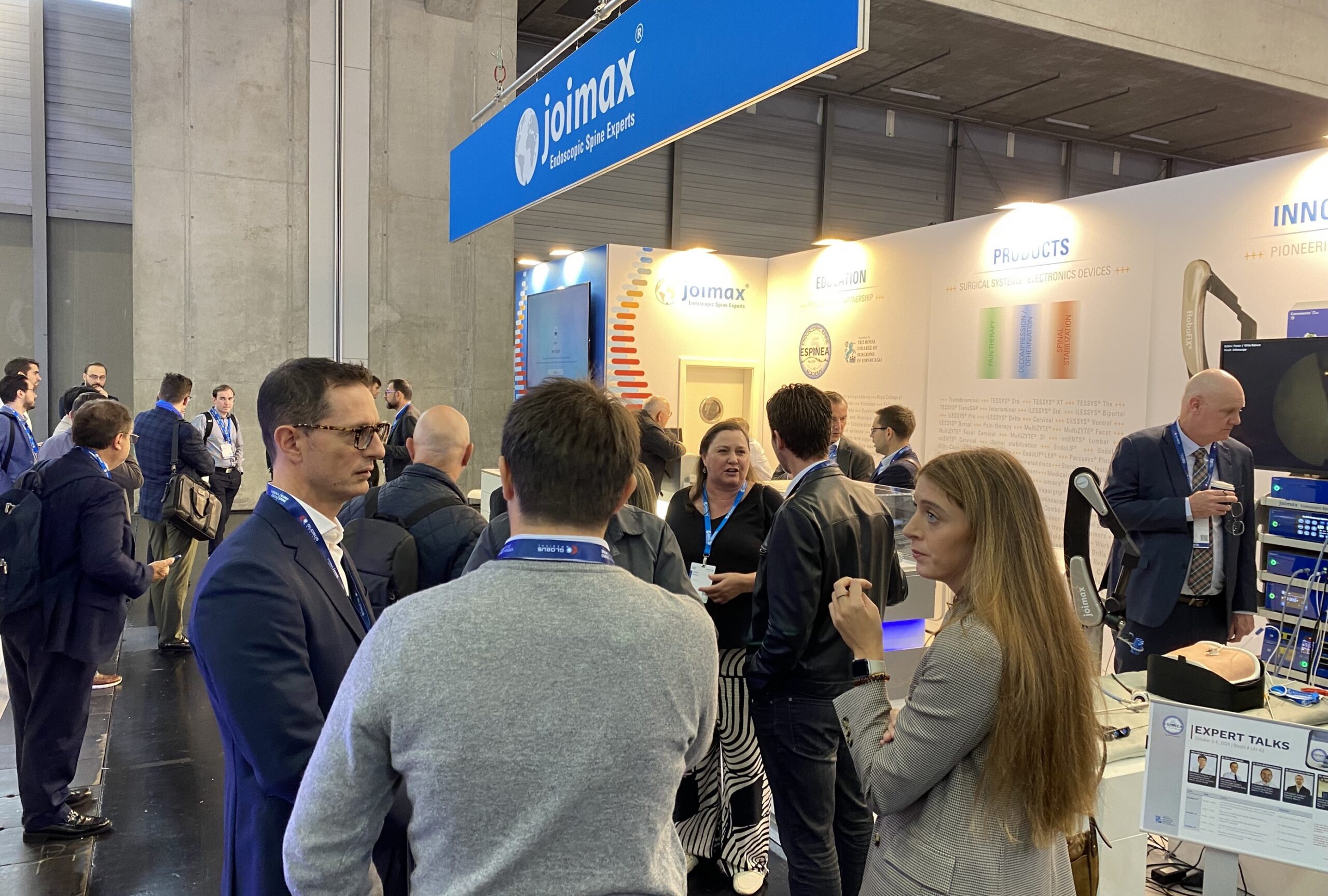 IMG 4 Joimax booth at the Eurospine event 2024 in Vienna.
